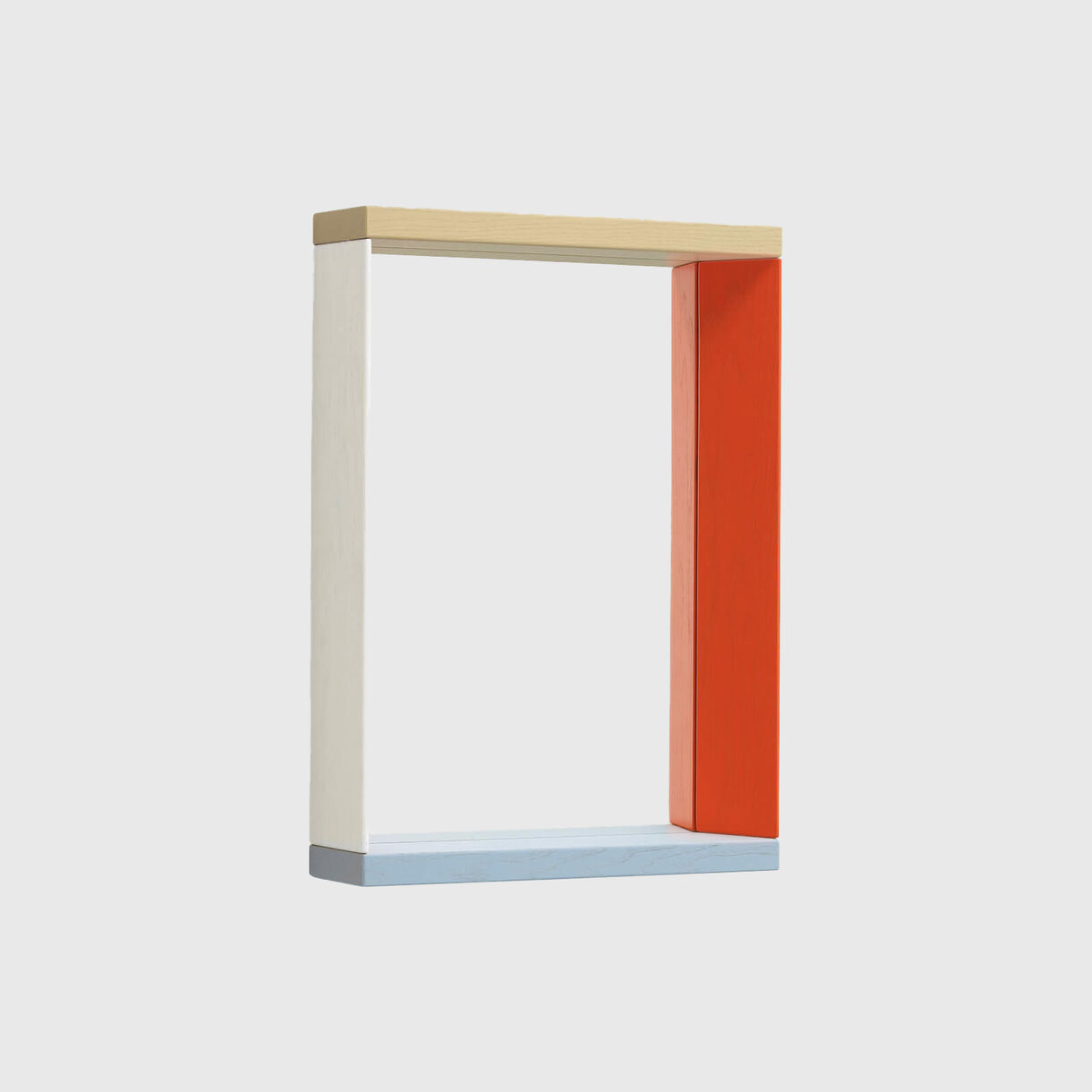 Colour Frame Mirror, Small, Blue/Orange